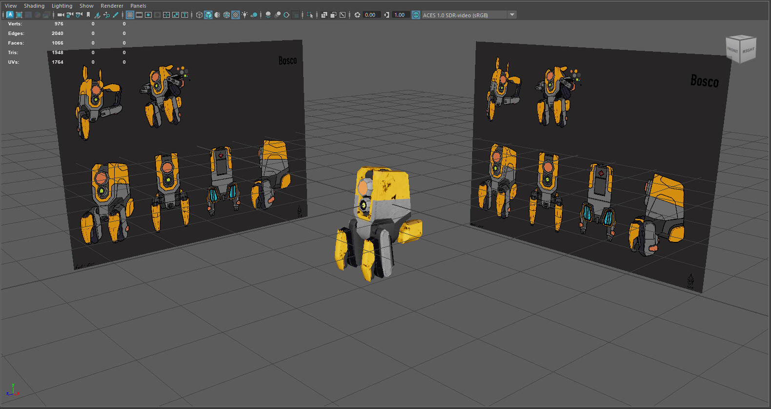 Modeling Bosco in Maya