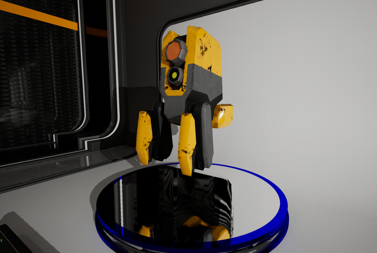 Bosco on Display in Unreal