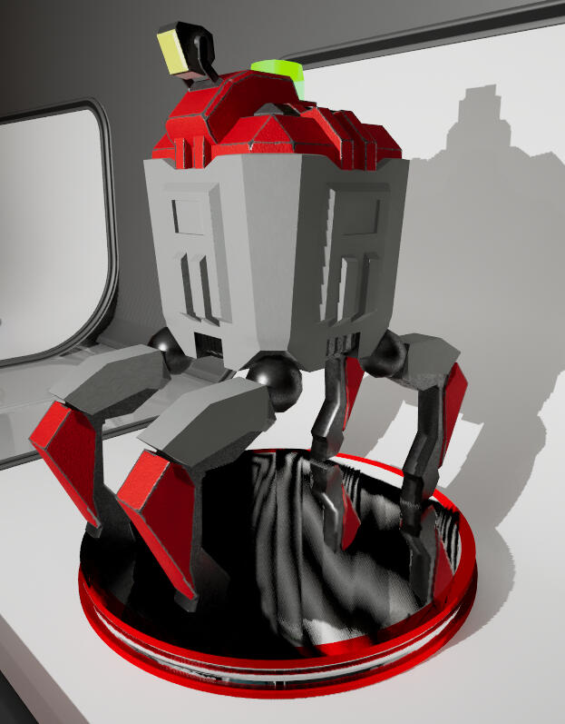 Molly on Display in Unreal